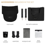 CARUCIOR KINDERKRAFT YOXI 3IN1 (MINK PRO) PURE BLACK