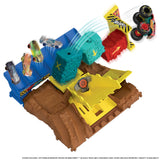 HOT WHEELS MONSTER TRUCK ARENA SMASHERS PROVOCAREA SARITURA CU MASINA