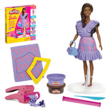 PLAY DOH BARBIE SET PLASTELINA BARBIE FASHIONISTA RUFFLES CREATII VESTIMENTARE
