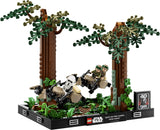LEGO STAR WARS DIORAMA DE URMARIRE CU SPEEDERUL PE ENDOR 75353