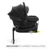 SCOICA AUTO KINDERKRAFT I-LITE 40-87 CM, BLACK