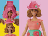 PLAY DOH BARBIE SET PLASTELINA CREATII VESTIMENTARE CU FLORI SI FRANJURI COWBOY