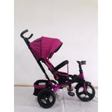 Tricicleta  plus 8 luni evolutiva, cu pozitie de somn, scaun rotativ si muzica distractiva, culoare MOV, BBD5099EVAM