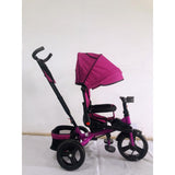 Tricicleta  plus 8 luni evolutiva, cu pozitie de somn, scaun rotativ si muzica distractiva, culoare MOV, BBD5099EVAM