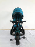 Tricicleta  plus 8 luni evolutiva, cu pozitie de somn, scaun rotativ si muzica distractiva, culoare TURCOAZ, BBD5099EVAT