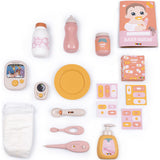Centru de ingrijire pentru papusi Smoby Baby Nurse Cocoon Nursery 3 in 1 cu 16 accesorii