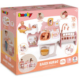 Centru de ingrijire pentru papusi Smoby Baby Nurse Large Doll`s Play Center cu 18 accesorii