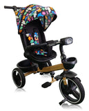 Tricicleta pentru copii, muzicala,cu pozitie de somn si scaunel reversibil, CURCUBEU
