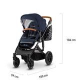 CARUCIOR 3 IN 1 KINDERKRAFT PRIME 3IN1 MINK PRO NAVY