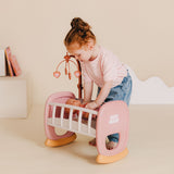 Leagan pentru papusa Smoby Baby Nurse Baby's Cot cu carusel