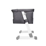 Patut co-sleeper, Lionelo, Theo, 2 in 1, Cu setare unghiulara, Reglabil in 5 pozitii pe inaltime, Conform cu standardele europeane de securitate EN1130 si EN16890, Dark Grey