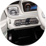 Masinuta electrica Chipolino SUV Mercedes EQG cu scaun din piele si roti EVA black