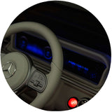 Masinuta electrica Chipolino SUV Mercedes EQG cu scaun din piele si roti EVA black