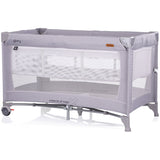 Patut pliabil Chipolino Glory cu laterala culisanta cloud