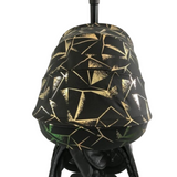 Tricicleta pentru copii, cu pozitie de somn si scaunel tip scoica reversibil,  culoare negru/auriu, BBD6017NA