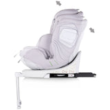 Scaun auto Chipolino Clima Air I-Size 40-150 cm cu sistem Isofix si sezut rotativ cloud