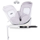 Scaun auto Chipolino Clima Air I-Size 40-150 cm cu sistem Isofix si sezut rotativ cloud