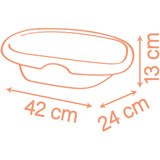 Set de baie pentru papusa Smoby Baby Nurse Bath cu 8 accesorii