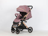 Carucior sport Belecoo,  cu maner reversibil , pozitie somn, pliere tip troller, max 15 kg, 6-36 luni, BBDB1, MOV