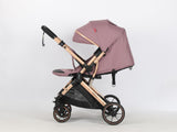 Carucior sport Belecoo,  cu maner reversibil , pozitie somn, pliere tip troller, max 15 kg, 6-36 luni, BBDB1, MOV
