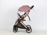 Carucior sport Belecoo,  cu maner reversibil , pozitie somn, pliere tip troller, max 15 kg, 6-36 luni, BBDB1, MOV