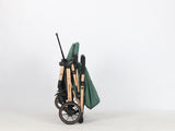 Carucior sport Belecoo,  cu maner reversibil , pozitie somn, pliere tip troller, max 15 kg, 6-36 luni, BBDB1, VERDE SALVIE