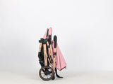 Carucior sport Belecoo,  cu maner reversibil , pozitie somn, pliere tip troller, max 15 kg, 6-36 luni, BBDB1, ROZ