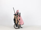 Carucior sport Belecoo,  cu maner reversibil , pozitie somn, pliere tip troller, max 15 kg, 6-36 luni, BBDB1, ROZ