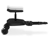 Adaptor universal carucior pentru al doilea copil, Lionelo, Buggy Board, 2 in 1, 3 pozitii reglare sezut pe inaltime, Platforma antiderapanta, Roti cu lumini colorate, Sustine 25 kg, Negru