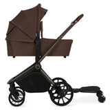 Adaptor universal carucior pentru al doilea copil, Lionelo, Buggy Board, 2 in 1, 3 pozitii reglare sezut pe inaltime, Platforma antiderapanta, Roti cu lumini colorate, Sustine 25 kg, Negru