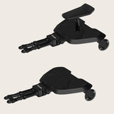 Adaptor universal carucior pentru al doilea copil, Lionelo, Buggy Board, 2 in 1, 3 pozitii reglare sezut pe inaltime, Platforma antiderapanta, Roti cu lumini colorate, Sustine 25 kg, Negru