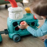 Antemergator 5 in 1 Magic Train, Free2Move, Cu diverse activitati de joaca, Panou Educational, Efecte sonore si luminoase, Green