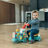 Antemergator 5 in 1 Magic Train, Free2Move, Cu diverse activitati de joaca, Panou Educational, Efecte sonore si luminoase, Green