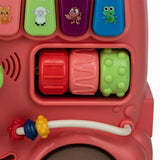 Antemergator 5 in 1 Magic Train, Free2Move, Cu diverse activitati de joaca, Panou Educational, Efecte sonore si luminoase, Pink