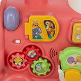 Antemergator 5 in 1 Magic Train, Free2Move, Cu diverse activitati de joaca, Panou Educational, Efecte sonore si luminoase, Pink