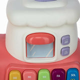 Antemergator 5 in 1 Magic Train, Free2Move, Cu diverse activitati de joaca, Panou Educational, Efecte sonore si luminoase, Pink