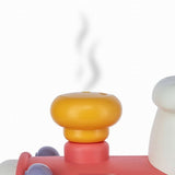 Antemergator 5 in 1 Magic Train, Free2Move, Cu diverse activitati de joaca, Panou Educational, Efecte sonore si luminoase, Pink