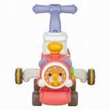 Antemergator 5 in 1 Magic Train, Free2Move, Cu diverse activitati de joaca, Panou Educational, Efecte sonore si luminoase, Pink