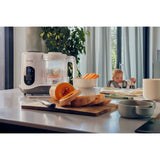 Aparat de gatit, Lionelo, BabyMenu, 5 in 1, Cu gatire la abur, dezghetare, amestecare, incalzire, sterilizare, Cu recipient din tritan, Alb