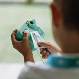 Aparat foto copii cu printare instant, Free2Play, Camere duale fata-spate, Cadre distractive, Cu 6 filtre, Dino
