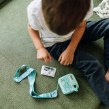 Aparat foto copii cu printare instant, Free2Play, Camere duale fata-spate, Cadre distractive, Cu 6 filtre, Unicorn