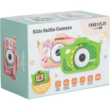 Aparat foto digital pentru copii, Free2Play, Cu functie selfie, Cadre distractive, Cu 6 filtre, Unicorn