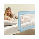 Aparatoare pat, Jane, 130 x 55 cm, Cu saculet de depozitare, Cu design, Conform standardelor europene BS 7972:2001+A1:2009, Lazuli Blue