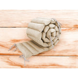 Aparatoare pentru patut, MimiNu, Tip panou, Pentru patut, Lungime 180 cm, Din catifea, Nugat