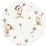 Aparatoare pentru patut, MimiNu, Tip rulou, Cu husa detasabila, Lungime 180 cm, Din bumbac certificat Oeko Tex Standard 100, Cats