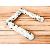 Aparatoare pentru patut, Qmini, Tip rulou, Cu husa detasabila, Lungime 180 cm, Din bumbac certificat Oeko Tex Standard 100, Mickey Mouse