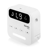 Aspirator nazal electric, Lionelo, Babyair Flow, Multifunctional, 9 trepte de aspirare, Functionare wireless pana la 2.5 h, Silentios, Functie de lampa, 3 varfuri din silicon, Perie de curatare inclusa, Cablu de incarcare USB-C, Alb