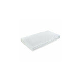 Saltea patut bebe, Babyneeds, Cocos Confort II, Cu husa detasabila, Antialergica, Cu fibre de cocos si strat de burete, 140x70x12 cm, 0 luni+, Alb