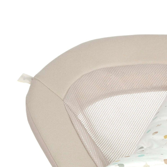 Balansoar electric, Jane, Moon, Cu 5 trepte de viteza, Timer, 12 melodii si 5 sunete ale naturii, Conform cu standardul european EN 12790:2023, Iris