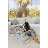 Balansoar, Jane, Ballu, Pliabil, Cu bara de jucarii si spatar reglabil in 3 pozitii, Conform cu standardul european de siguranta EN 12790:2023, Botanic